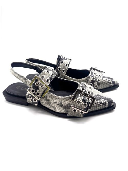 Slingback donna pitonata IL LACCIO | KBAS3PITONEROCCIA